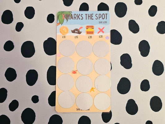 X Marks the Spot Scratch Off Savings Challenge