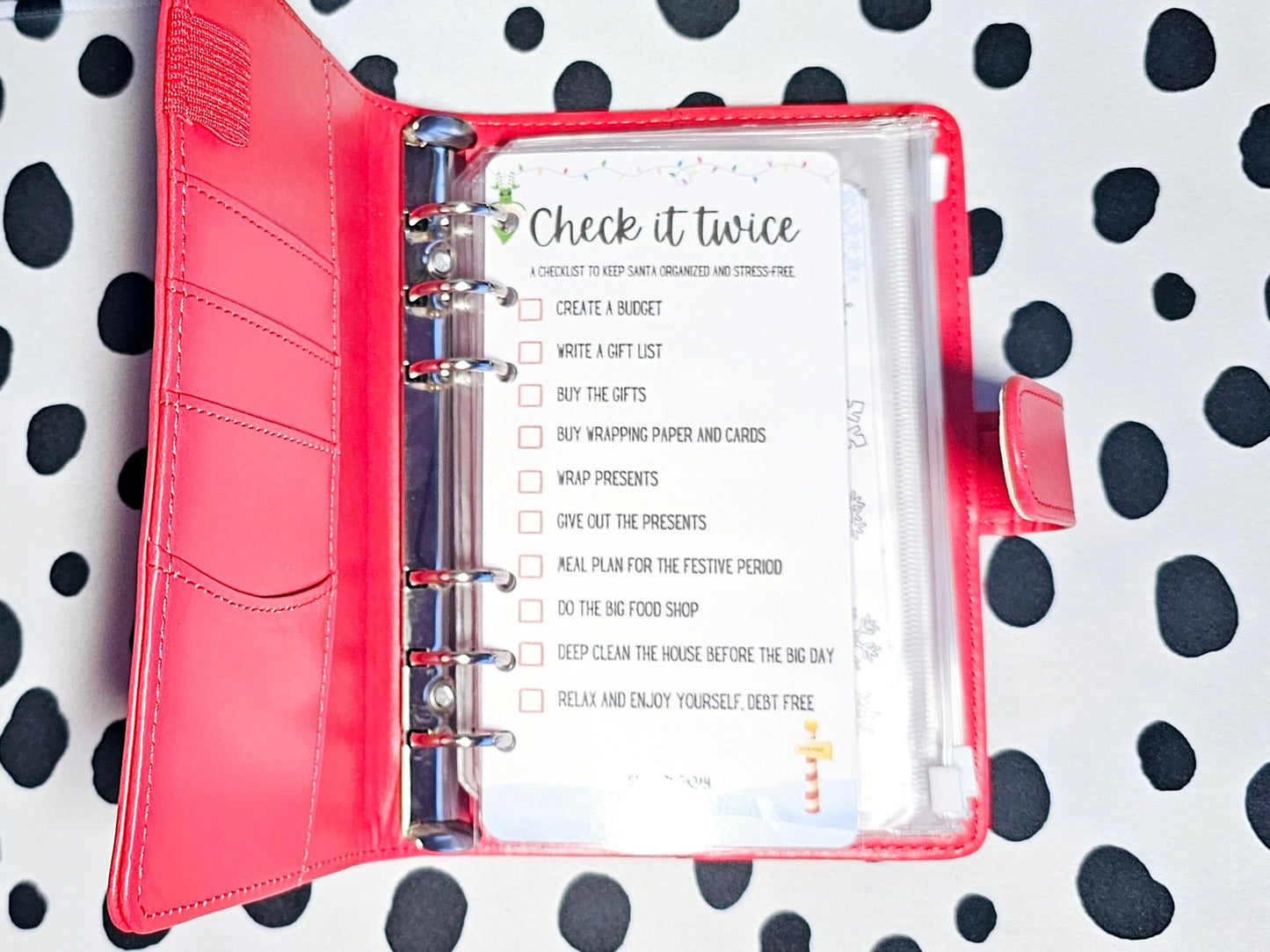 Christmas Elf-Approved Savings Binder